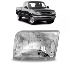 Farol Ranger 1993 1994 1995 96 1997 Manual Cromado 1ª Linha Esquerdo/motorista