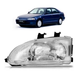 Farol Civic 1992 1993 1994 1995 Sedan 04 Portas 1ª Linha - Esquerdo/motorista