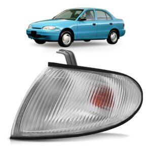 Pisca Seta Lanterna Dianteira Accent 1995 1996 1997 4 Portas Lado Esquerdo