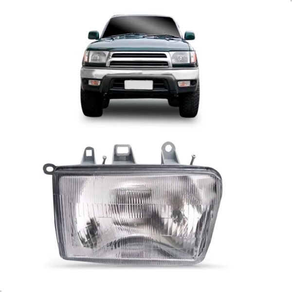Farol Para Toyota Hilux Sw4 92 93 94 95 96 Cromado 1ª Linha Direito/passageiro