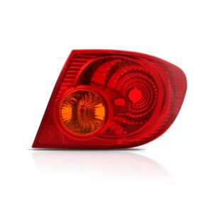 Sinaleira Traseira Corolla 2003 A 2007 Vermelha Ambar Lado Esquerdo