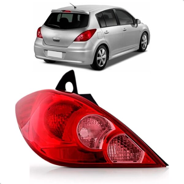 Lanterna Traseira Tiida 2008 2009 2010 2011 Hatch Lado Esquerdo