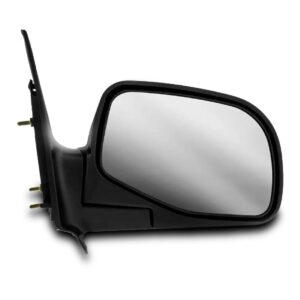Retrovisor Ford Ranger 1998 Á 2006 Fixo Preto Lado Esquerdo