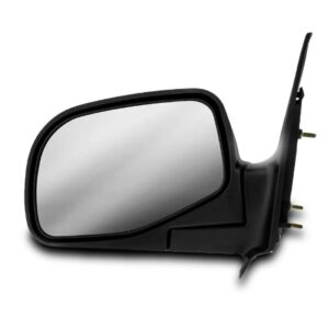 Retrovisor Ford Ranger 1998 Á 2006 Fixo Preto Lado Esquerdo