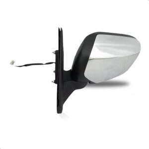 Retrovisor Triton E Pajero Dakar 07 A 14 Eletrico Cromado Lado Esquerdo