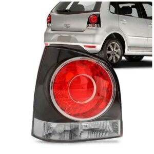 Lanterna Traseira Polo 2007 A 2013 Hatch Fume Lado Esquerdo