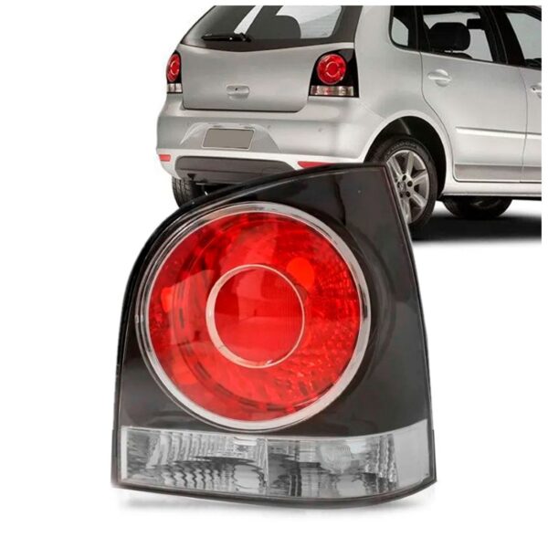 Lanterna Traseira Polo 2007 A 2013 Hatch Fume Lado Direito