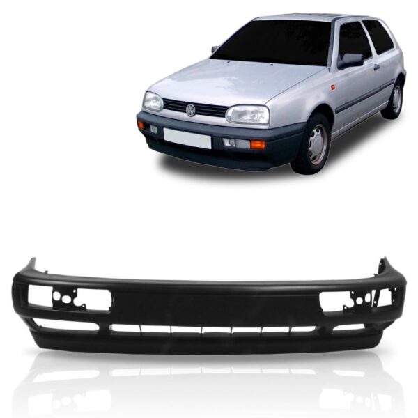 Parachoque Golf Mexicano 1994 A 1998 C/ Spoiler 1a Linha Preto