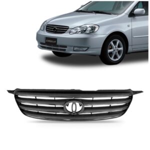Grade Central Toyota Corolla 2003 2004 1a Linha Cinza