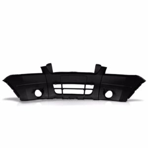 Parachoque Dianteiro Eco Sport 2003 A 2006 Com Furo Milha Preto