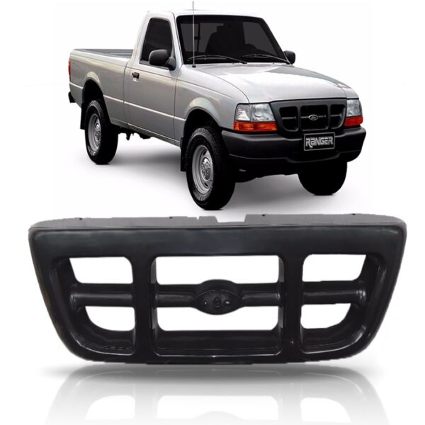 Grade Radiador Ford Ranger 4x2 1998 1999 A 2004 1a Linha Cinza