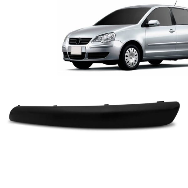 Moldura Parachoque Dianteiro Polo 2007 A 2011 Texturizado Lado Direito