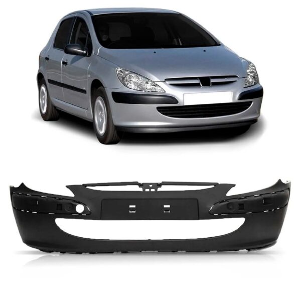 Parachoque Dianteiro Peugeot 307 2001 A 2006 1a Linha Novo Preto