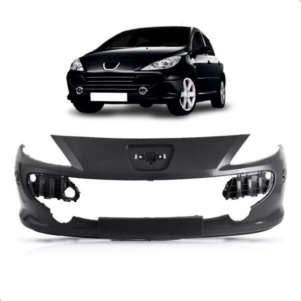 Parachoque Dianteiro Peugeot 307 2007 A 2011 1a Linha  Preto