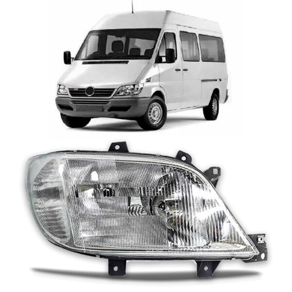 Farol Sprinter 2001 2002 2003 Raiado C/ Auxiliar 1ª Linha Direito/passageiro