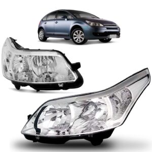 Farol C4 Citroen Pallas & Hatch 2007 08 09 10 11 12 2013 Lado Esquerdo