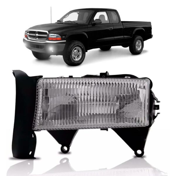 Farol Dakota 1997 1998 99 2000 2001 2002 2003 2004 1ª Linha Esquerdo/motorista