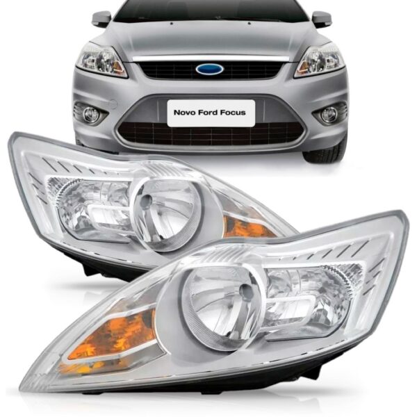 Farol Focus 09 A 12 Eletrico Com Motor Sem Projetor 1ª Linha Esquerdo/motorista