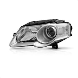Farol Passat 08 09 10 11 Eletrico Com Motor Cromado 1ª Linha - Esquerdo/motorista