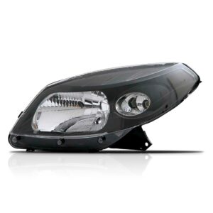 Farol Sandero 2008 2009 2010 2011 Máscara Negra Com Garantia Lado Esquerdo
