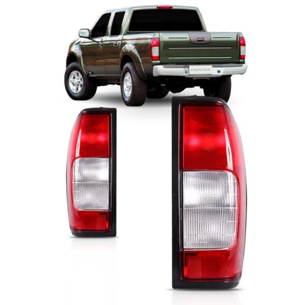 Lanterna Nissan Frontier Bicolor Ré Cristal 2003 A 2007 Lado Esquerdo