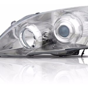 Farol Honda Crv Ano 2007 2008 2009 Mascara Cromada 1ª Linha Esquerdo/motorista