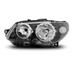 Farol Palio 04 05 06 07 08 09/13 Máscara Negra Aro Cromado Lado Esquerdo