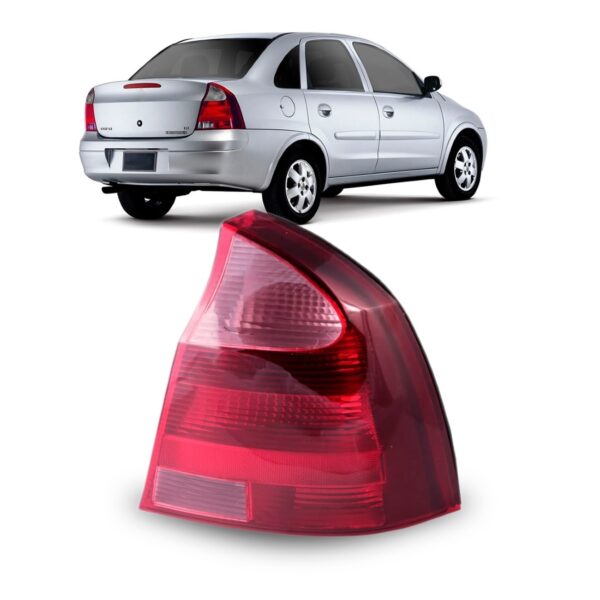 Lanterna Traseira Corsa Sedan 2008 2009 2010 Ré Rosa Lado Direito