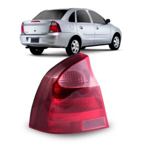 Lanterna Traseira Corsa Sedan 2008 2009 2010 Ré Rosa Lado Esquerdo
