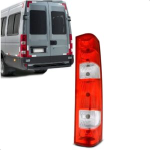 Lanterna Traseira Para Iveco Daily 2008/2012 Furgao 1ª Linha Direito/passageiro Vermelho
