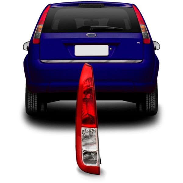 Lanterna Traseira Fiesta Hatch 2008 A 2009 Bicolor Lado Esquerdo