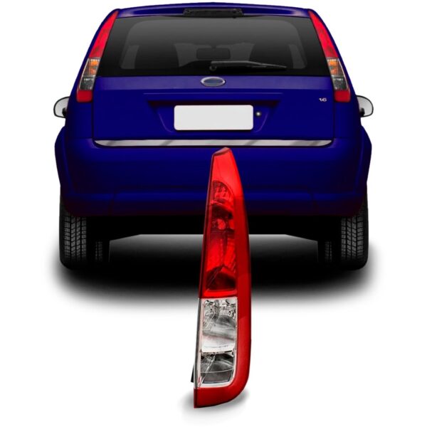 Lanterna Traseira Fiesta Hatch 2008 A 2009 Bicolor Lado Direito