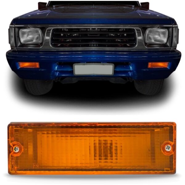 Sinaleira Seta Parachoque L200 1993 94 95 96 97/2001 Ambar Lado Esquerdo