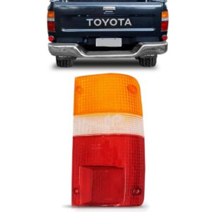 Lente Lanterna Traseira Hilux 1992 Até 2001 4x4/4x2 Tricolor Lado Direito