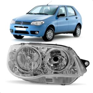 Farol Palio 2004 05 06 07 08 09 10 11 12 2013 Cromado Lado Direito