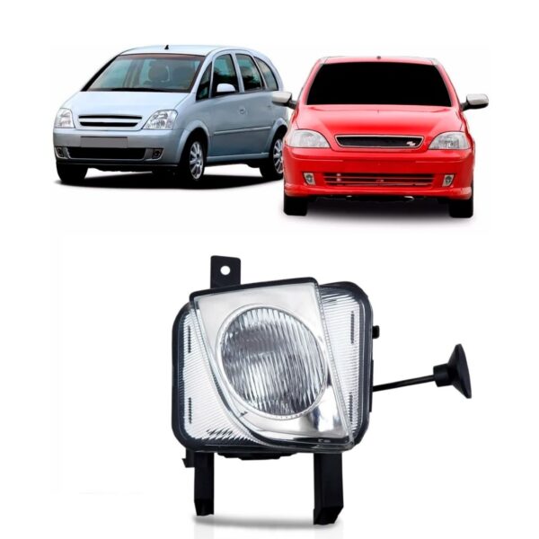 Farol Milha Auxiliar Lente Lisa Corsa 2007 08 09 10 1ª Linha Direita Passageiro