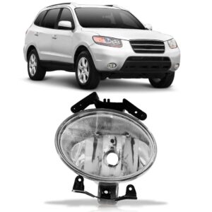 Farol Milha Para Hyundai Santa Fé 2007 2008 2009 2010 Lado Direito