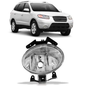 Farol Milha Para Hyundai Santa Fé 2007 2008 2009 2010 Lado Esquerdo
