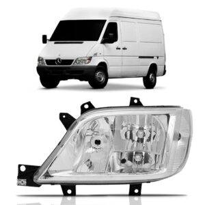 Farol Sprinter 2003 04 05 06 07 08 09 10 2011 C/ Auxiliar Lado Direito