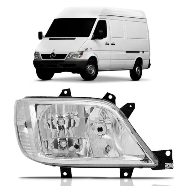 Farol Sprinter 2003 04 05 06 07 08 09 10 2011 C/ Auxiliar Lado Esquerdo