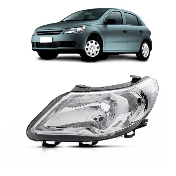 Farol Gol G5 2009 2010 2011 2012 Foco Simples 1ª Linha - Esquerdo/motorista