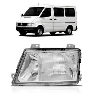 Farol Sprinter 95 96 97 98 99 00 01 02 Sem Auxiliar 1ª Linha Esquerdo/motorista