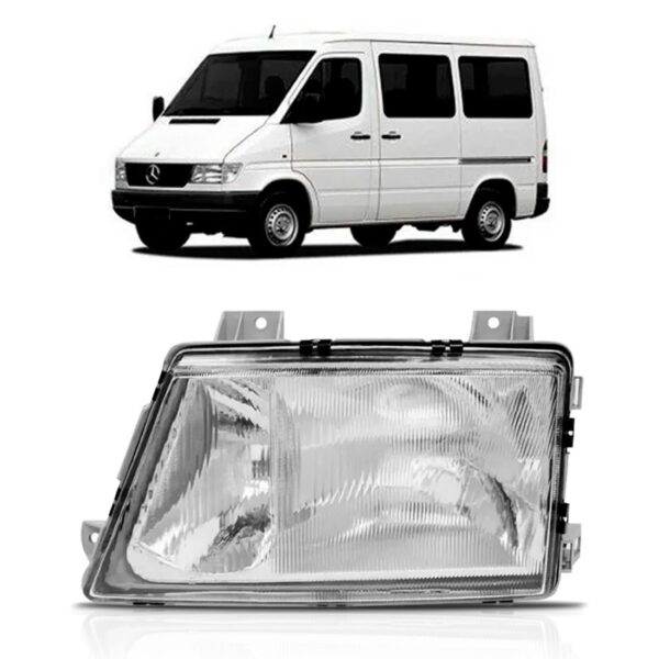 Farol Sprinter 95 96 97 98 99 00 01 02 Sem Auxiliar 1ª Linha Esquerdo/motorista