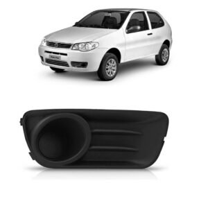 Moldura Milha Palio 2009 2010 2011 2012 Sem Furo Cinza Lado Direito