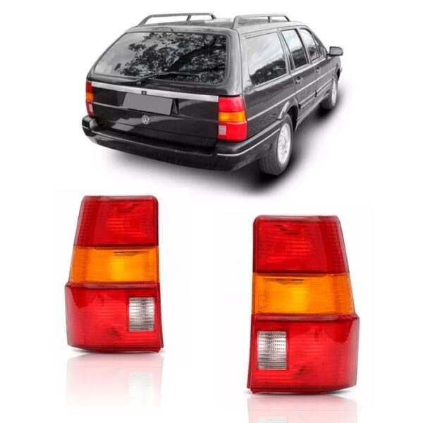 Lanterna Traseira Quantum 1992 93 94 95 96 Tricolor 1ª Linha Esquerdo Vermelho