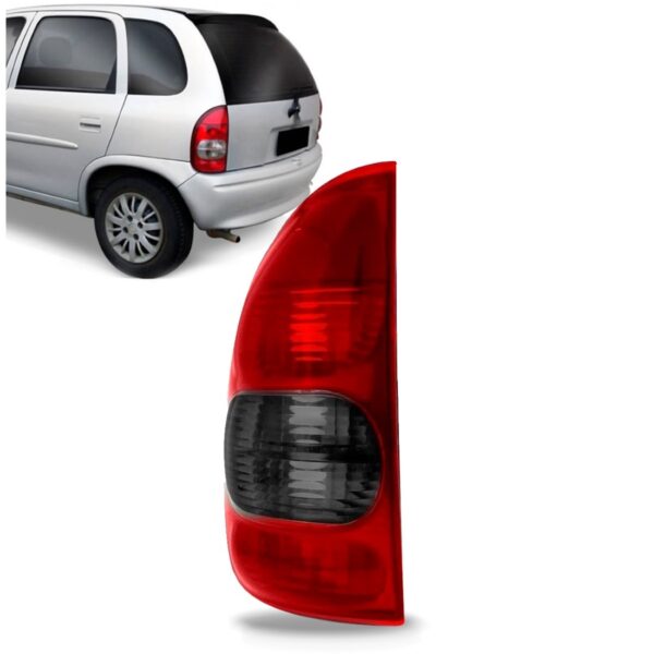 Lanterna Traseira Corsa 4 Portas 2000 2001 A 2003 Hatch Fumê Lado Esquerdo
