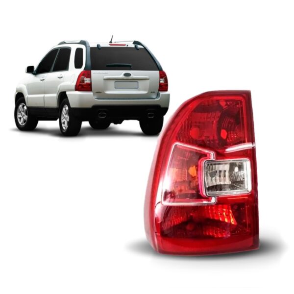 Lanterna Traseira Sportage Ex / Lx 2009 A 2010 Pisca Rosa Lado Esquerdo
