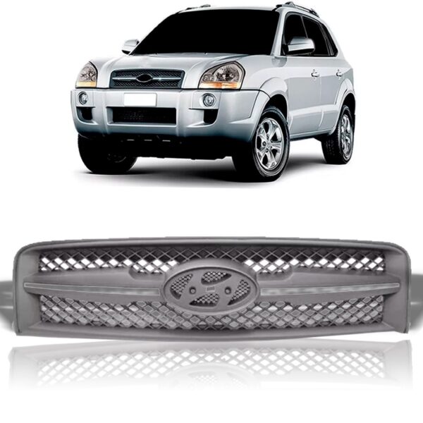 Grade Radiador Tucson 2005 2006 2007 A 2016 Friso 1a Linha Fosco
