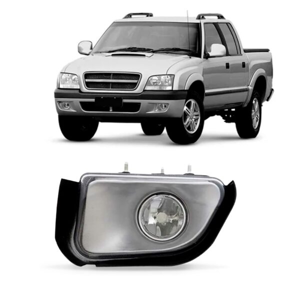 Farol Milha Auxiliar S10 Pit-bull 2001 02 03 04 05 06 A 2011 Lado Esquerdo