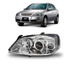 Farol Manual Astra 2003 A 2012 Cromado 1ª Linha Esquerdo/motorista